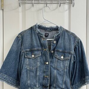 GAP Denim Jacket with Frayed Edges